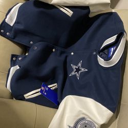 cowboy Jacket XL Brand New With Leather Sleeves