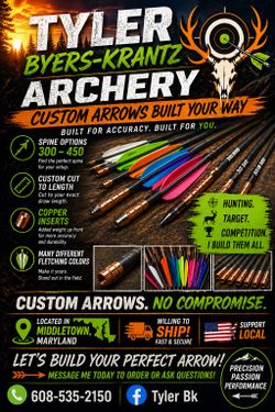 Custom archery arrows
