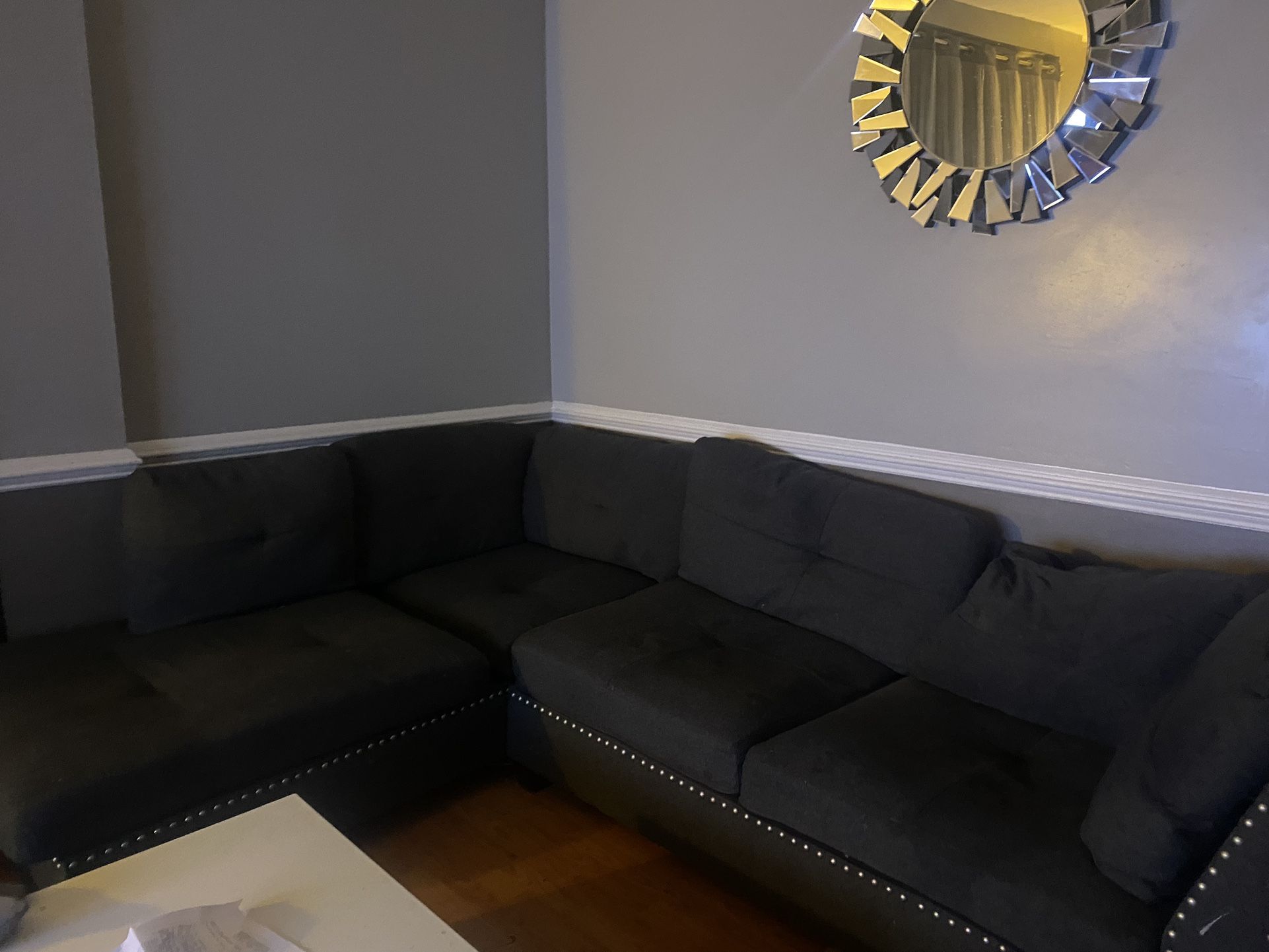 Grey Sectional Couch 