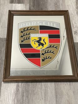 Vintage Porshe Authentic Mirrior 