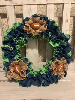 Seahawks wreath