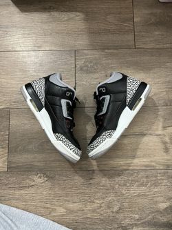 Air Jordan 3 Black Cements 6.5y