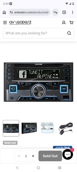 Alpine double din