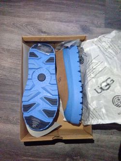 UGG Blue Platform Shoes