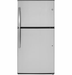 GE ENERGY STAR 21.1 Cu. Ft. Top-Freezer Refrigerator GIE21GSHSS