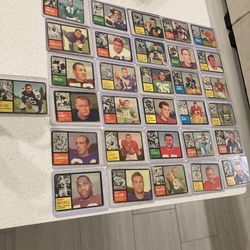 1962 Vintage Football Card Collection 