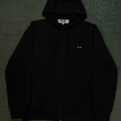 Comme des garçon big black heart hoodie