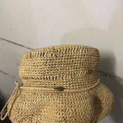 The Scala Collection Wide Brim Straw Sun Hat