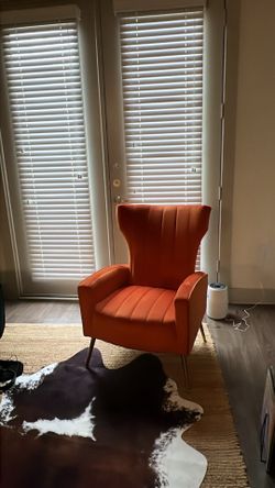 Orange Accent Chair