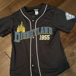 Disneyland Baseball Jersey Grey 1955