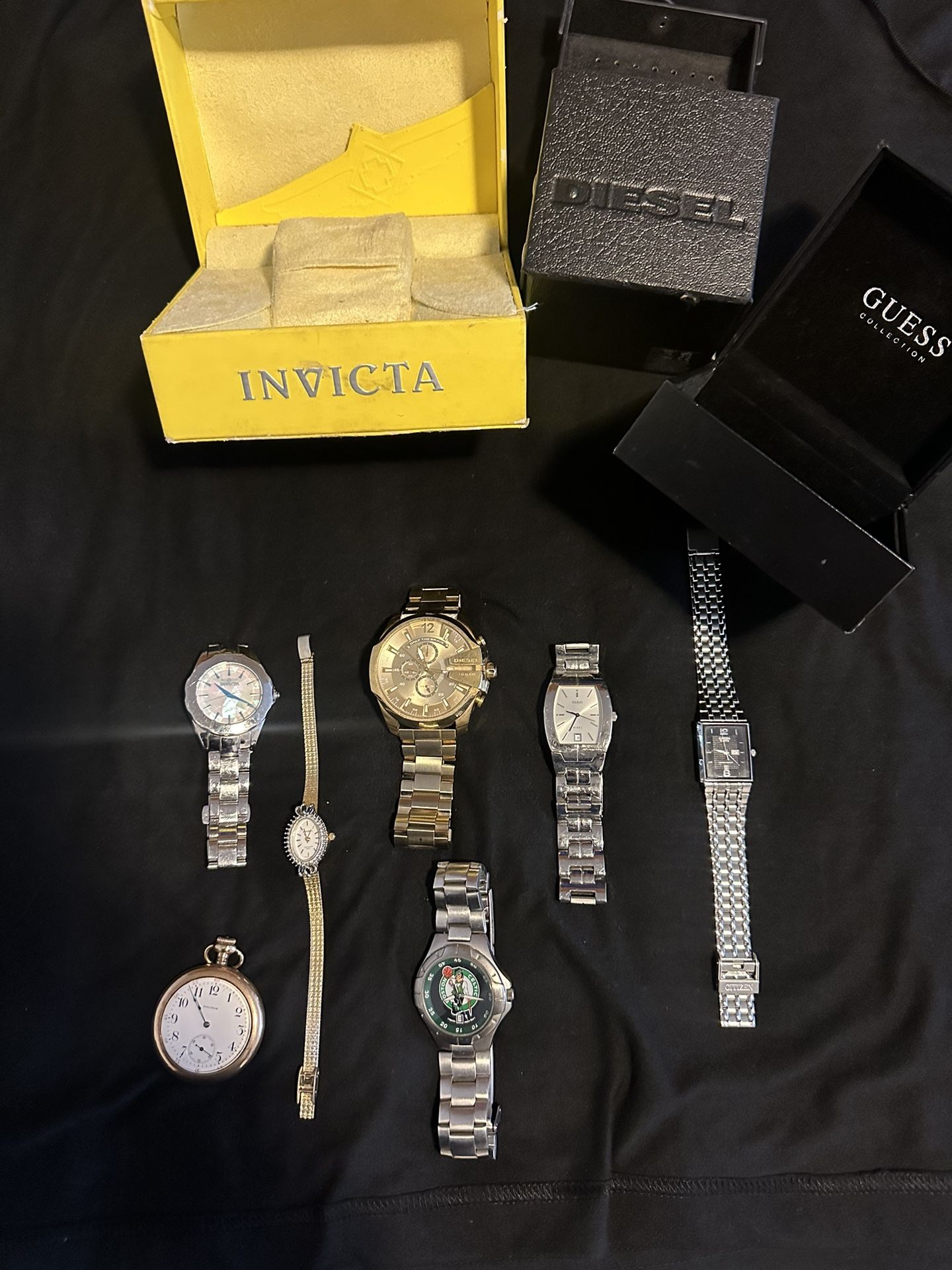 Lot of 7 watches. will sell together or individually