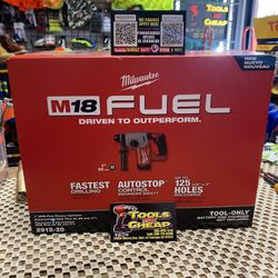 Milwaukee M18 FUEL 18V Lithium-Ion Brushless Cordless 1 in. SDS-Plus Rotary Hammer (Tool-Only)