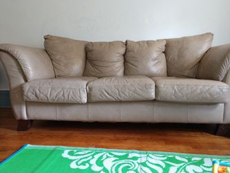Leather sofa