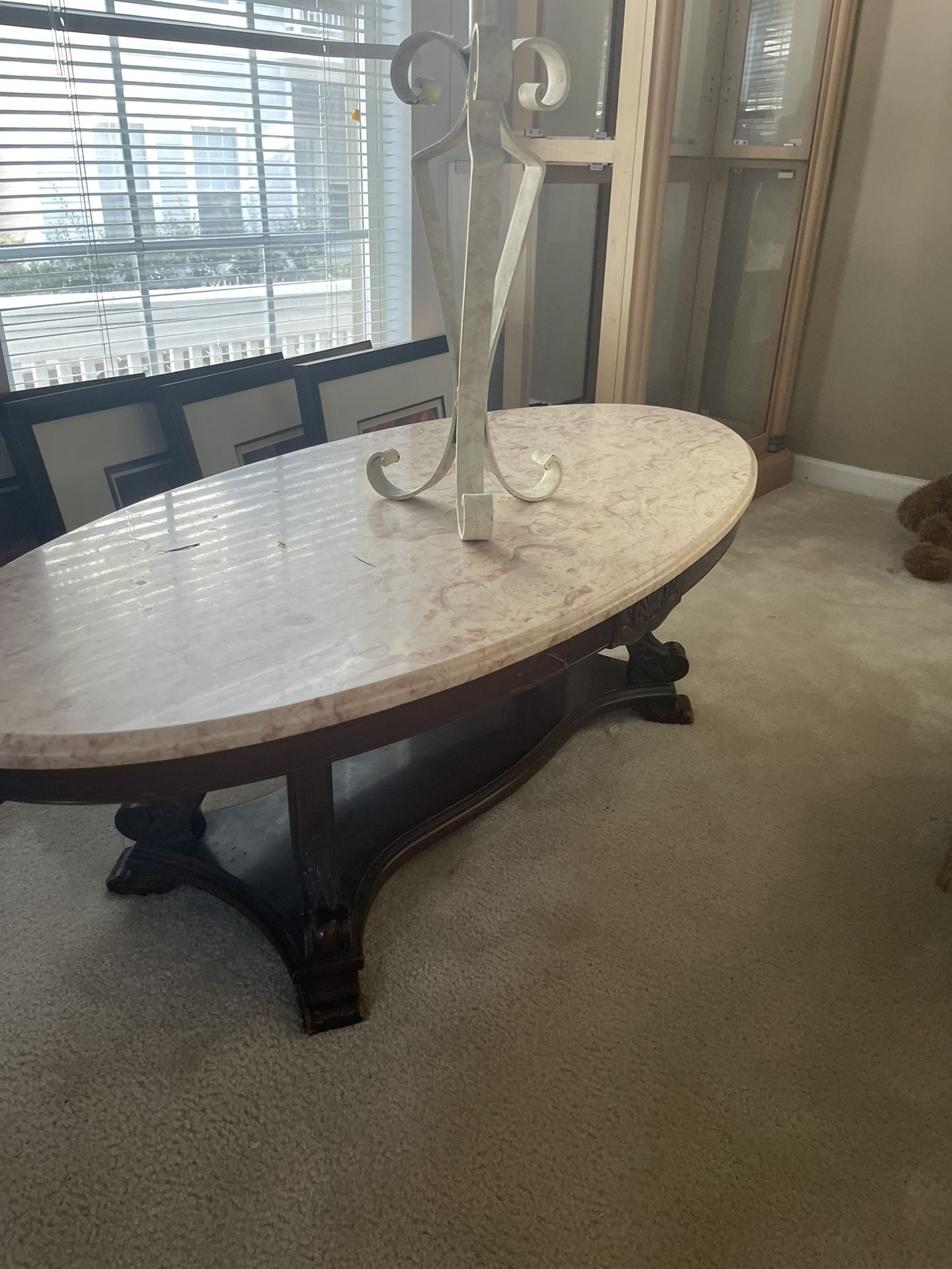 Vintage Marble Coffee Table