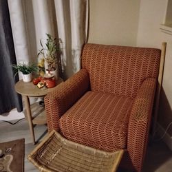 Accent Chair Liquor Ottoman Side Table