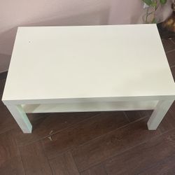 Plain White Table  