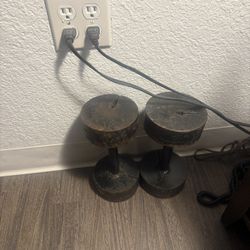 40 Pound Home Made Dumbbells 