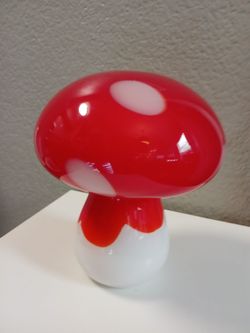 Art Glass mushroom sculpture