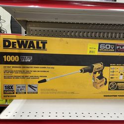 DeWalt DCPW1000B 60V MAX 1000 PSI 1.0 GPM Battery Powered Pressuer Washer Tool Only
