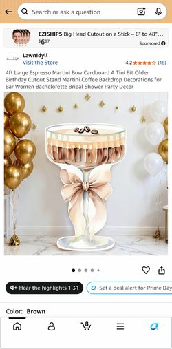 Bridal shower Decor