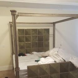 Bed Frame,spring Box And Memory Foam Mattress 