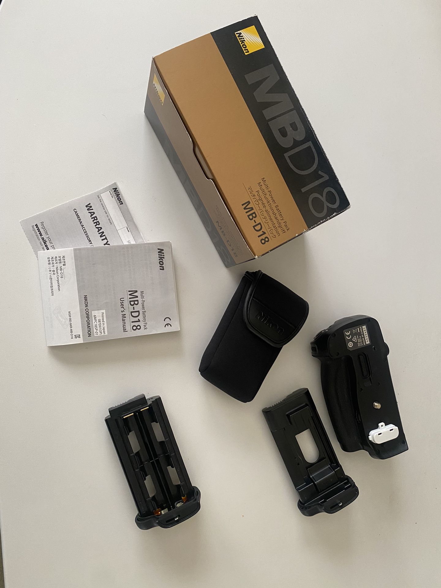 Nikon MB-D18 Multi Power Battery Pack – D850 – $275 FIRM