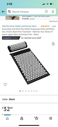 Accupunctire Mat And Pillow