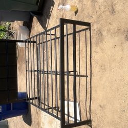 Full Size Bedframe Very Good Condition. Nothing Wrong With It Very Good Condition Ready For A Mattress It no broken parts altogether sturdy