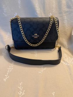 Coach Signature Crossbody Bag with Chain Strap
