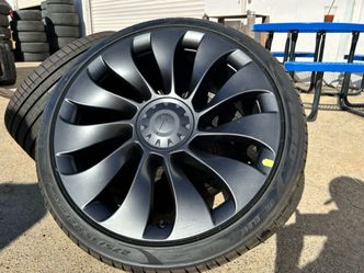 FREE INSTALL 4 2025 Tesla 21" Wheels Tires Genuine OEM Model Y Performance PIRELLI TIRES 100%