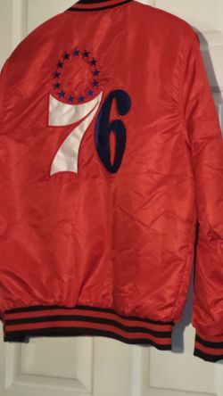 Philadelphia 76ers Back to School Bomber Jacket Size Small New