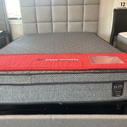 Queen Mattress Pillow Top With Box Spring  