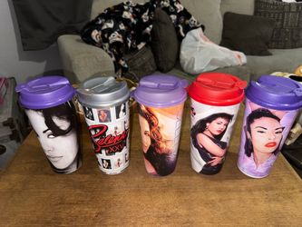 Selena Quintanilla Collector Travel Cups Set of 5