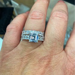 925 Silver Size 7 Cubic Zirconia 6A