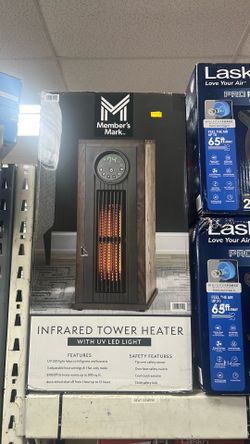 Members Mark Infrared tower heater with uv led light