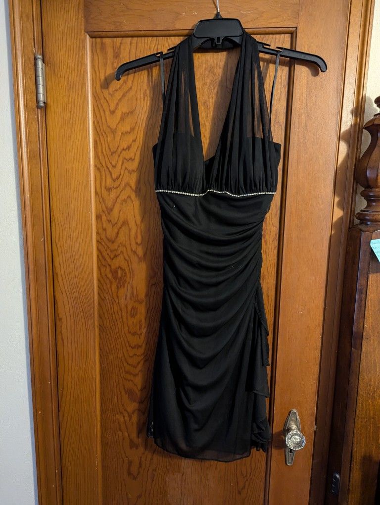 Black Betsy & Adam Cocktail Dress - Size 12