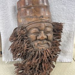 Antique Carved Bamboo Root