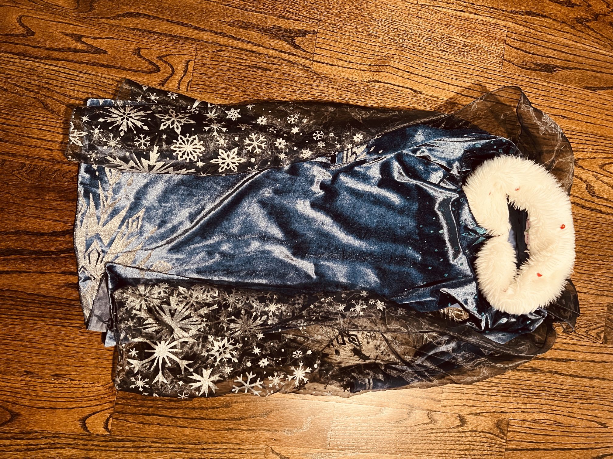 Girl’s Elsa (Frozen) Halloween costume (size: 140)