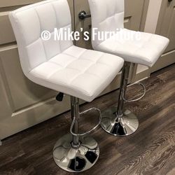 New Adjustable Bar Stools, barstools, barstool, bar stool, Sillas, Dining Chairs, chair, chairs, cadeiras (4 colors Red, Black, White, Gray)