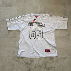 Supreme White Bones Football Jersey