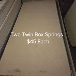 Twin Box Springs