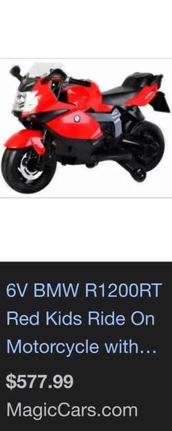 BMW Hot Wheels Type Ride On Motorcycle