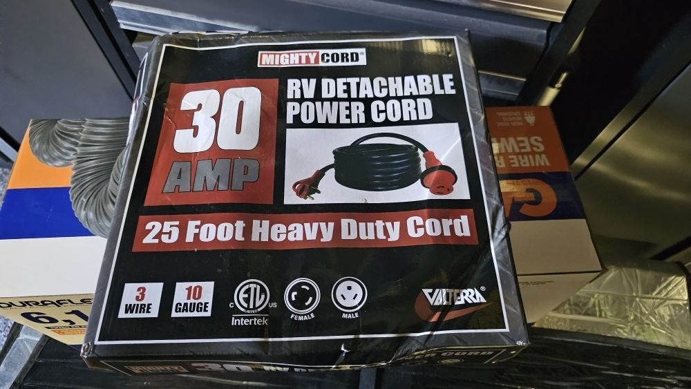 25ft 30A Heavy Duty Power Cord Valterra