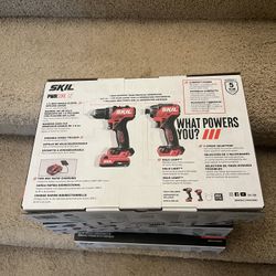 Skil Drill Driver & Impact Driver Kit With one Battery 