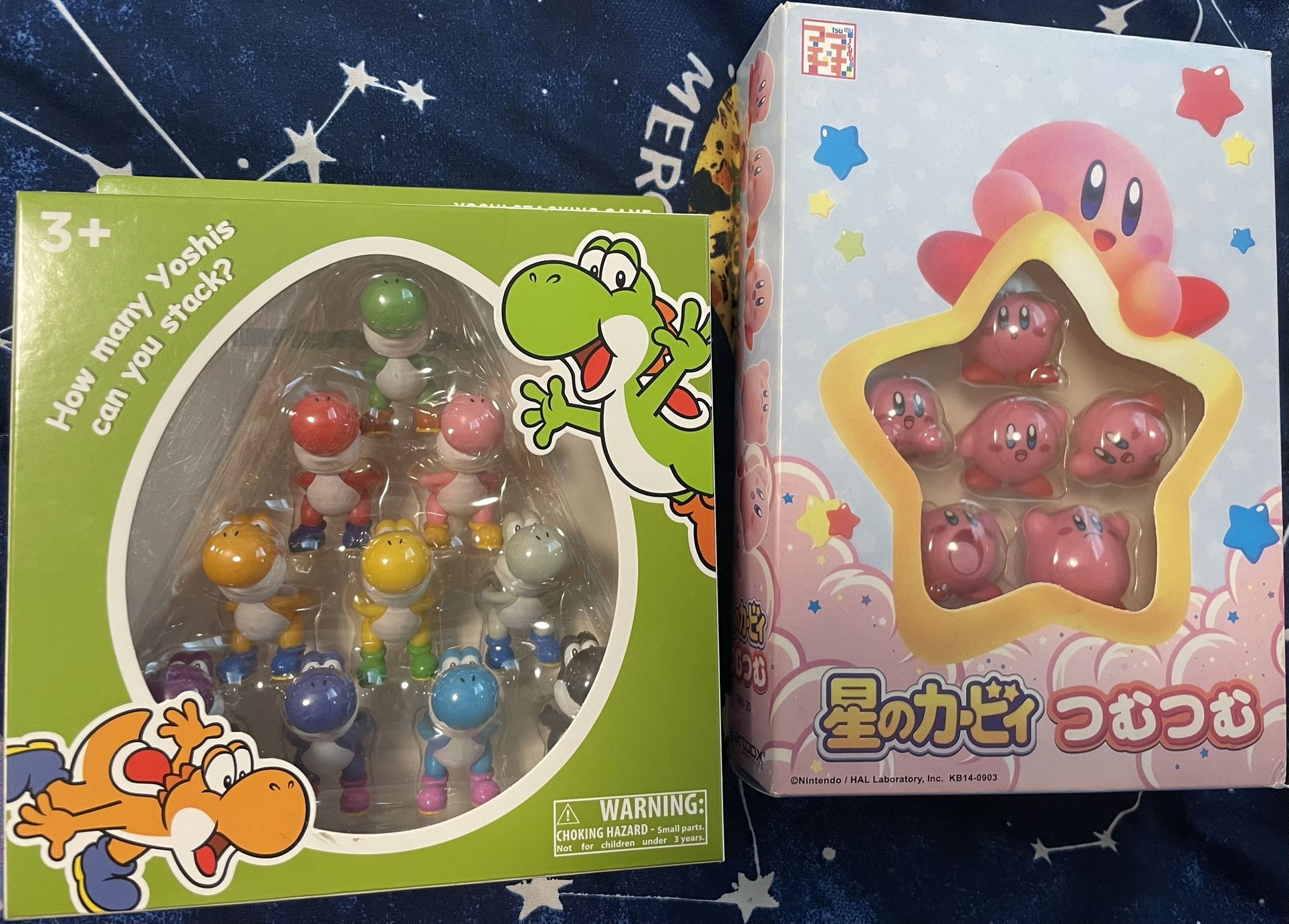 Yoshi Kirby stacking games