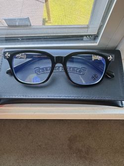 Chrome heart glasses