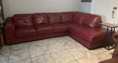 Red Sectional Couch