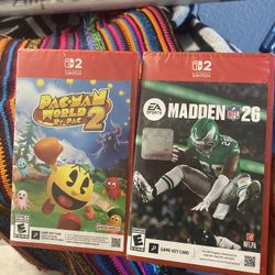 Nintendo 2 Pac-Man Gam And Madden 26