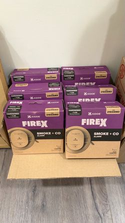 Kidde Firex Smoke + CO Alarm Hardwired – Lot of 8
