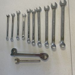 Stanley 9 Pc Metric Wrenches 